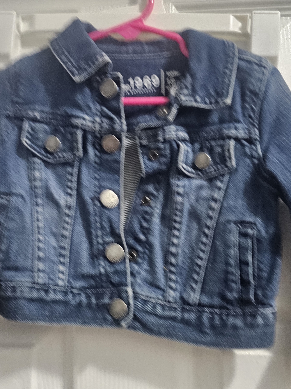 GAP Girls Dark Blue Denim Jacket Size 18-24 Months